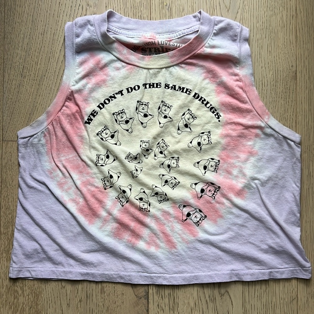 Sugarhigh Love Stoned cropped tank